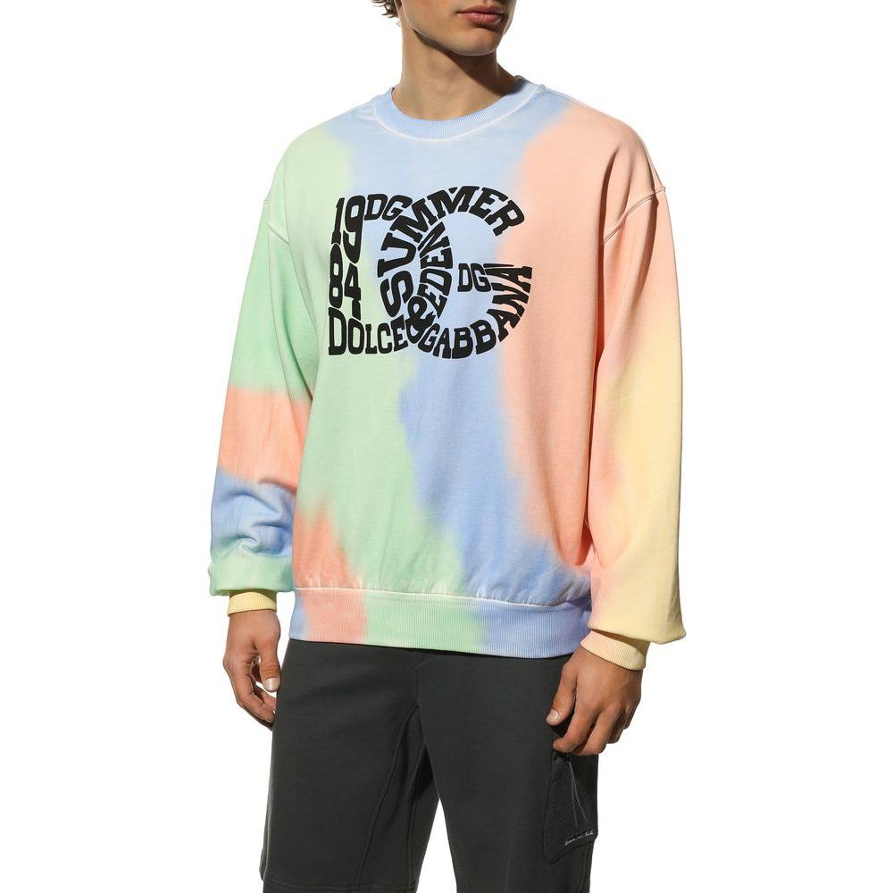 Dolce & Gabbana Multicolor Cotton Sweater Dolce & Gabbana