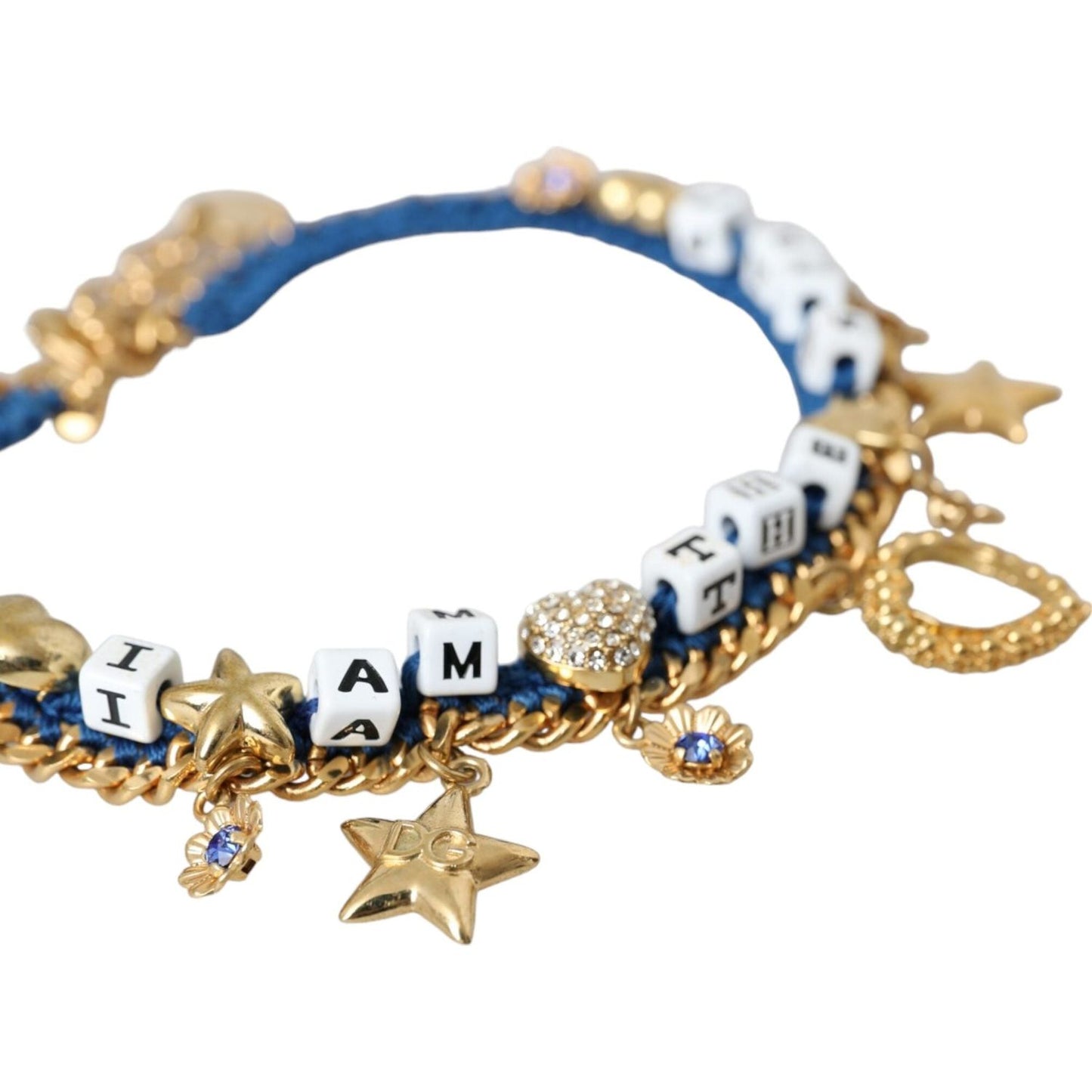 Dolce & Gabbana Gold Tone Brass Chain Iam The Star Bracelet Bracelet Dolce & Gabbana