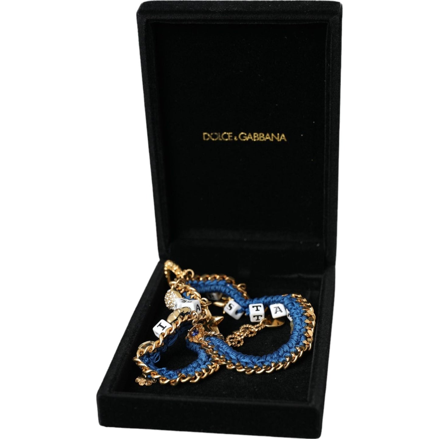 Dolce & Gabbana Gold Tone Brass Chain Iam The Star Bracelet Bracelet Dolce & Gabbana