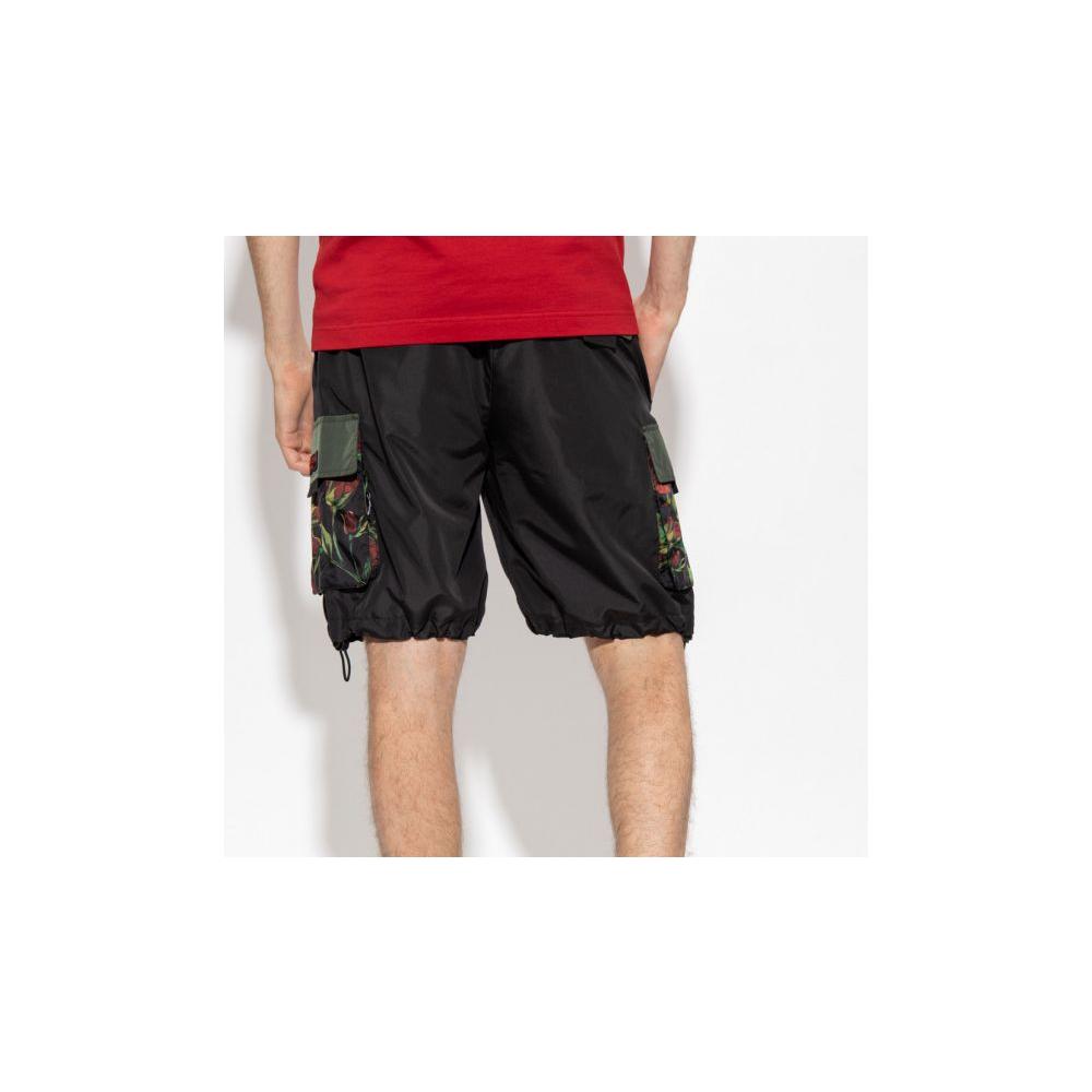 Dolce & Gabbana Black Polyester Short Dolce & Gabbana