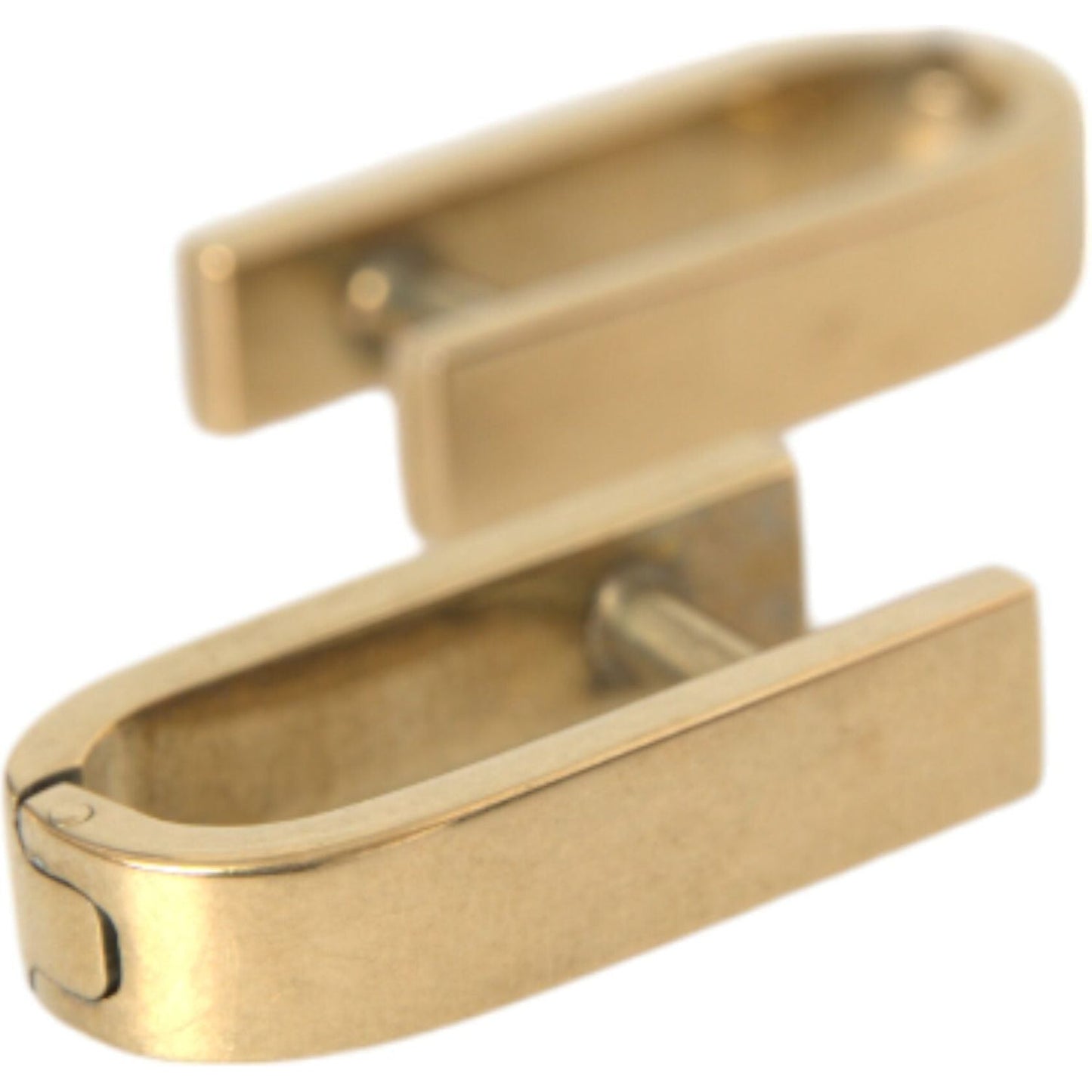 Dolce & Gabbana Gold Plated Metal Brass Pin Men Cufflinks Cufflinks Dolce & Gabbana