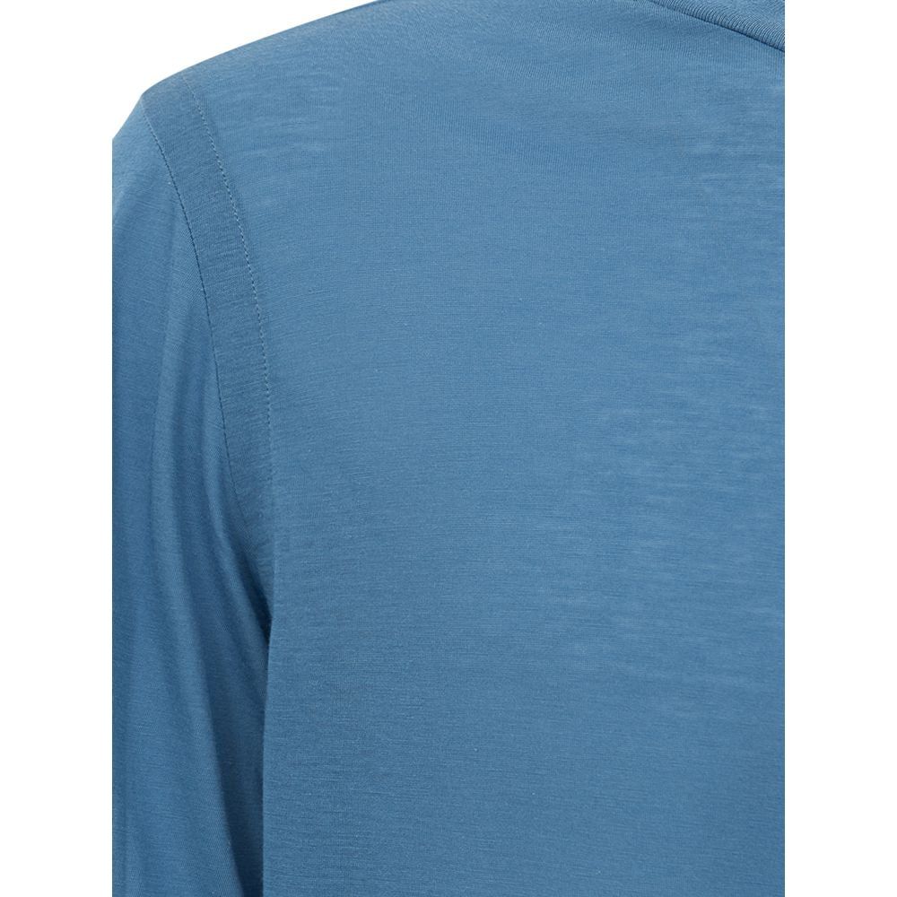 Brioni Light Blue Cotton T-Shirt Brioni