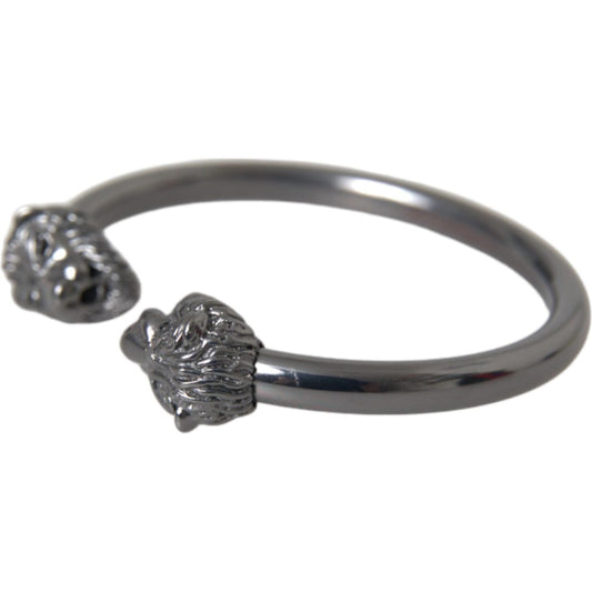 Nialaya Black Rhodium Lion Bangle Bracelet Women Bracelet Nialaya