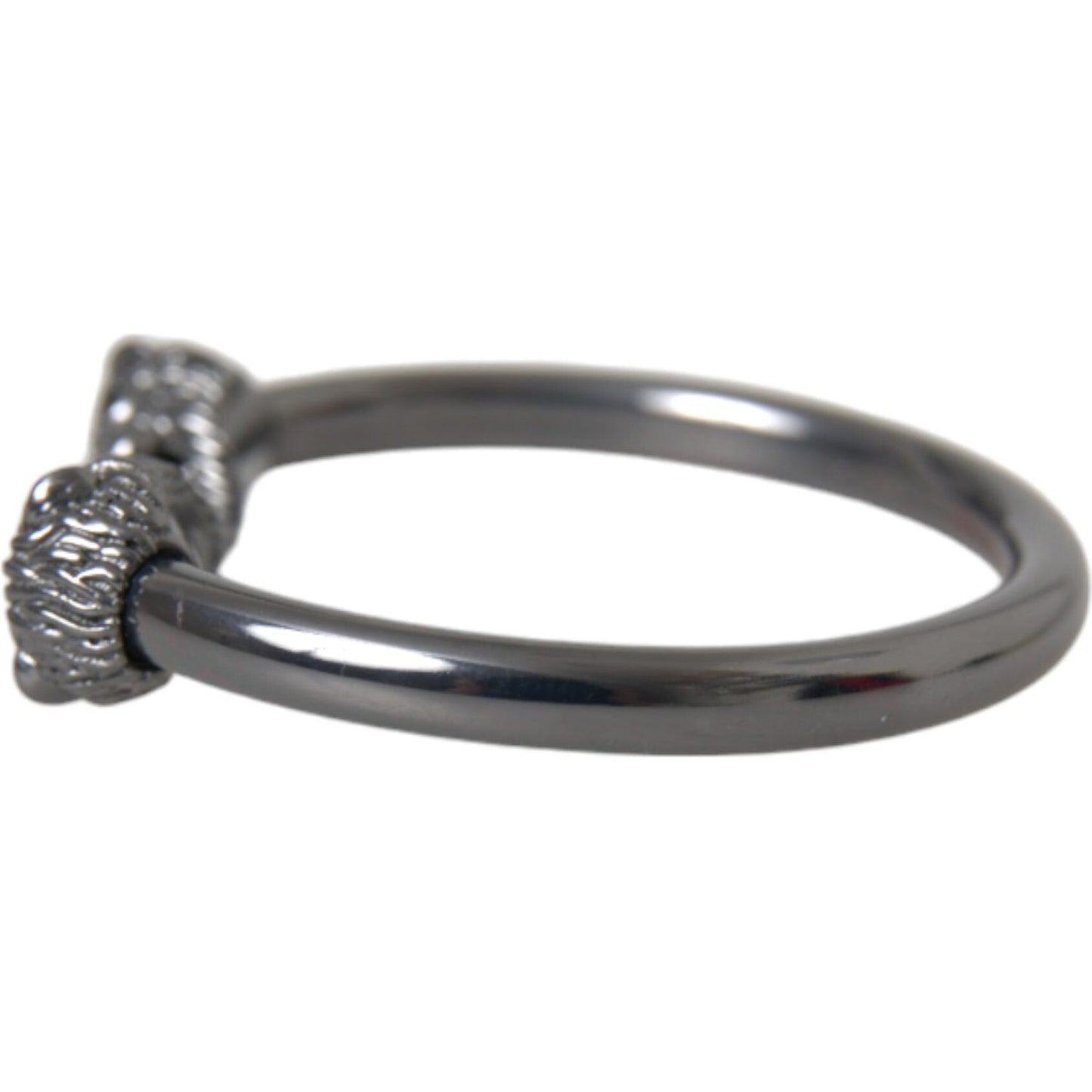 Nialaya Black Rhodium Lion Bangle Bracelet Women Nialaya