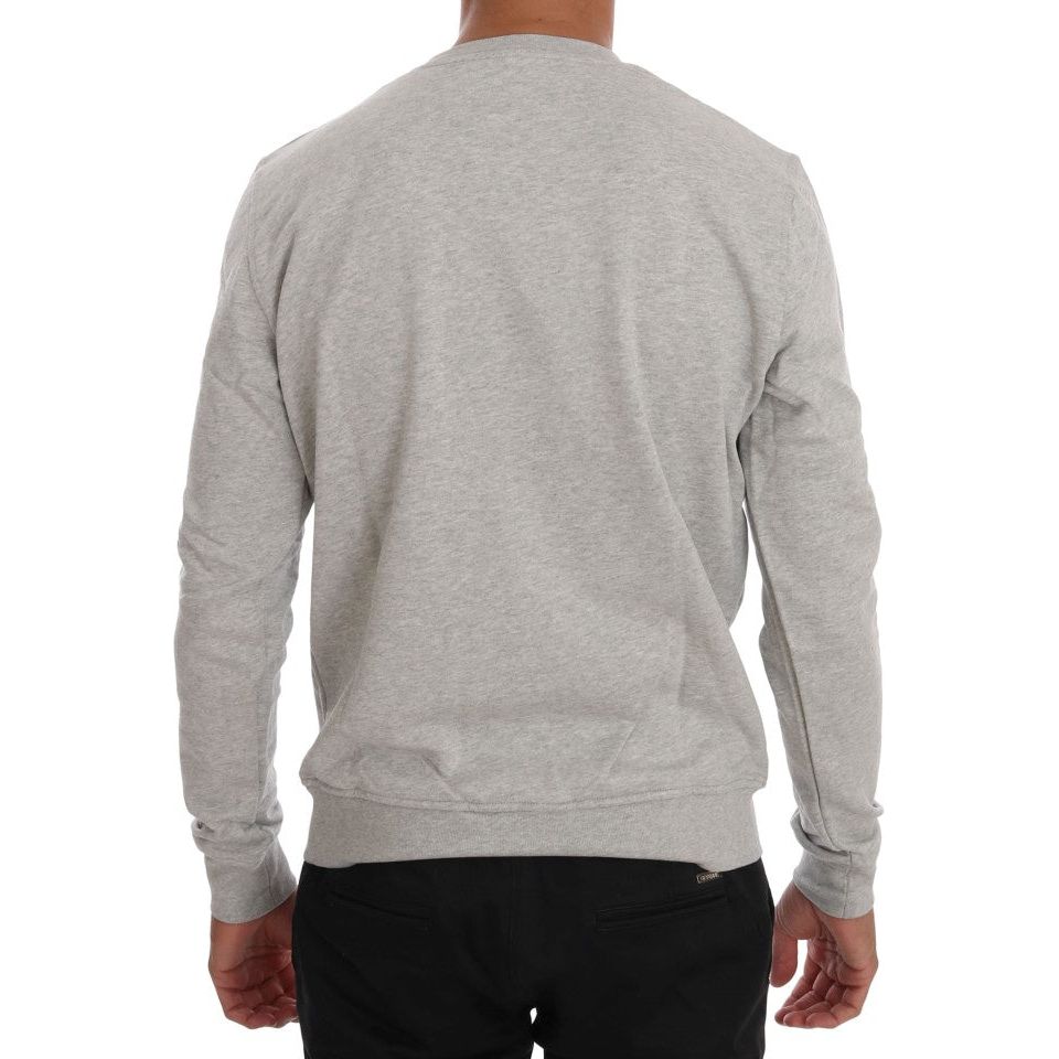 Frankie Morello Chic Morellosaurs Crewneck Cotton Sweater Frankie Morello