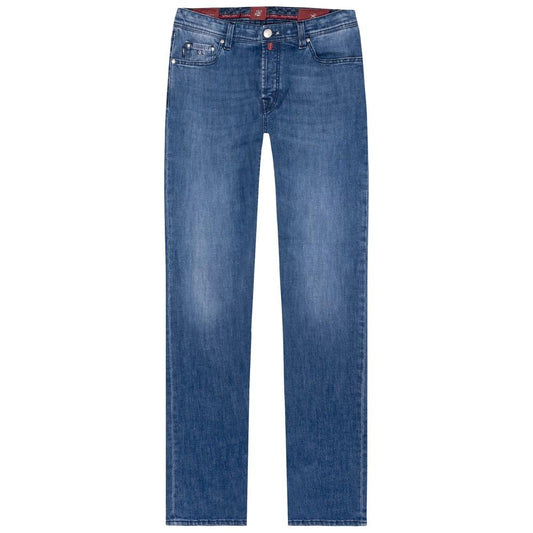 Tramarossa Blue Cotton Men's Jeans Tramarossa