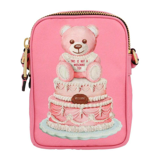 Moschino Couture Pink Nylon Crossbody Bag Moschino Couture