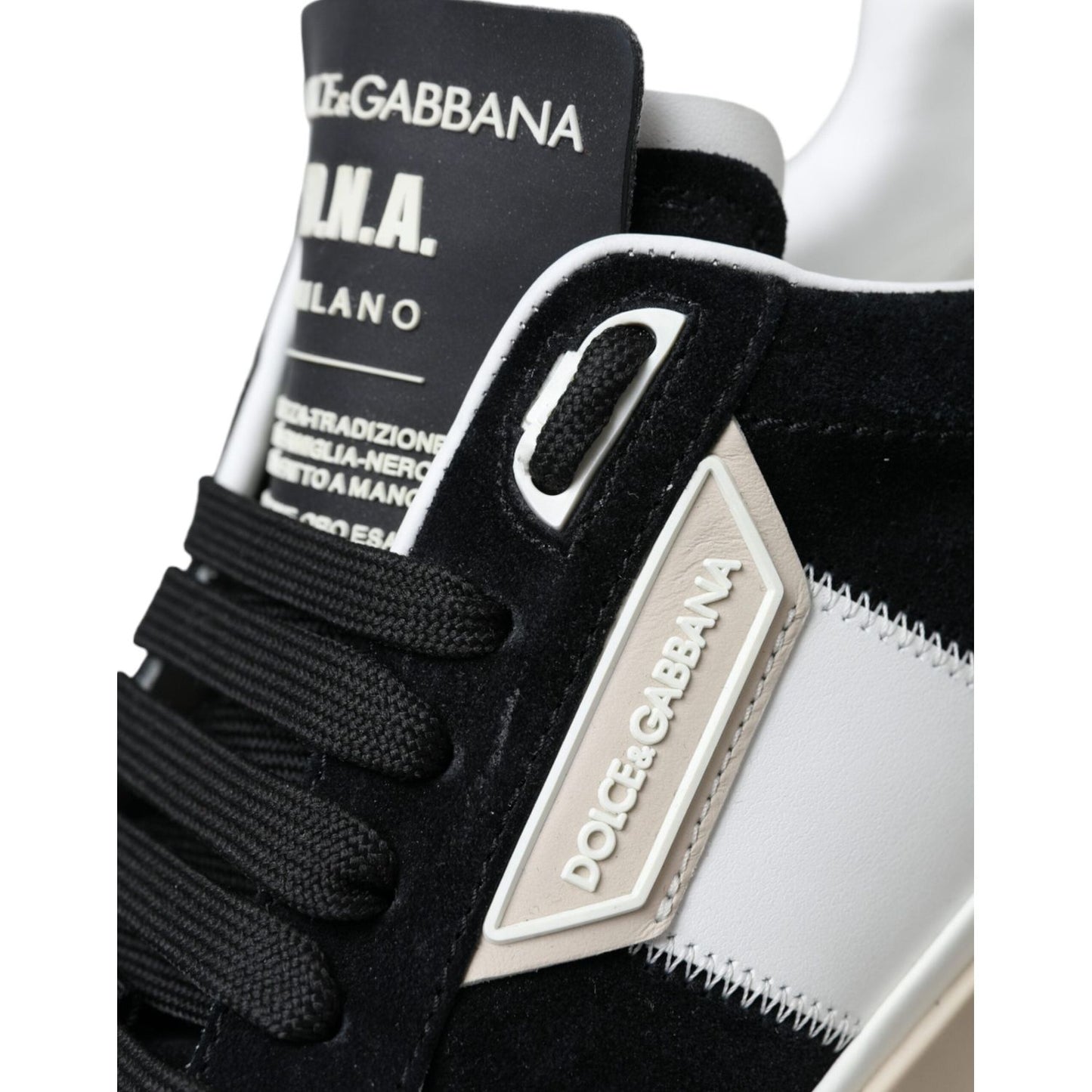 Dolce & Gabbana Multicolor MIAMI Leather Low Top Sneakers Shoes Dolce & Gabbana