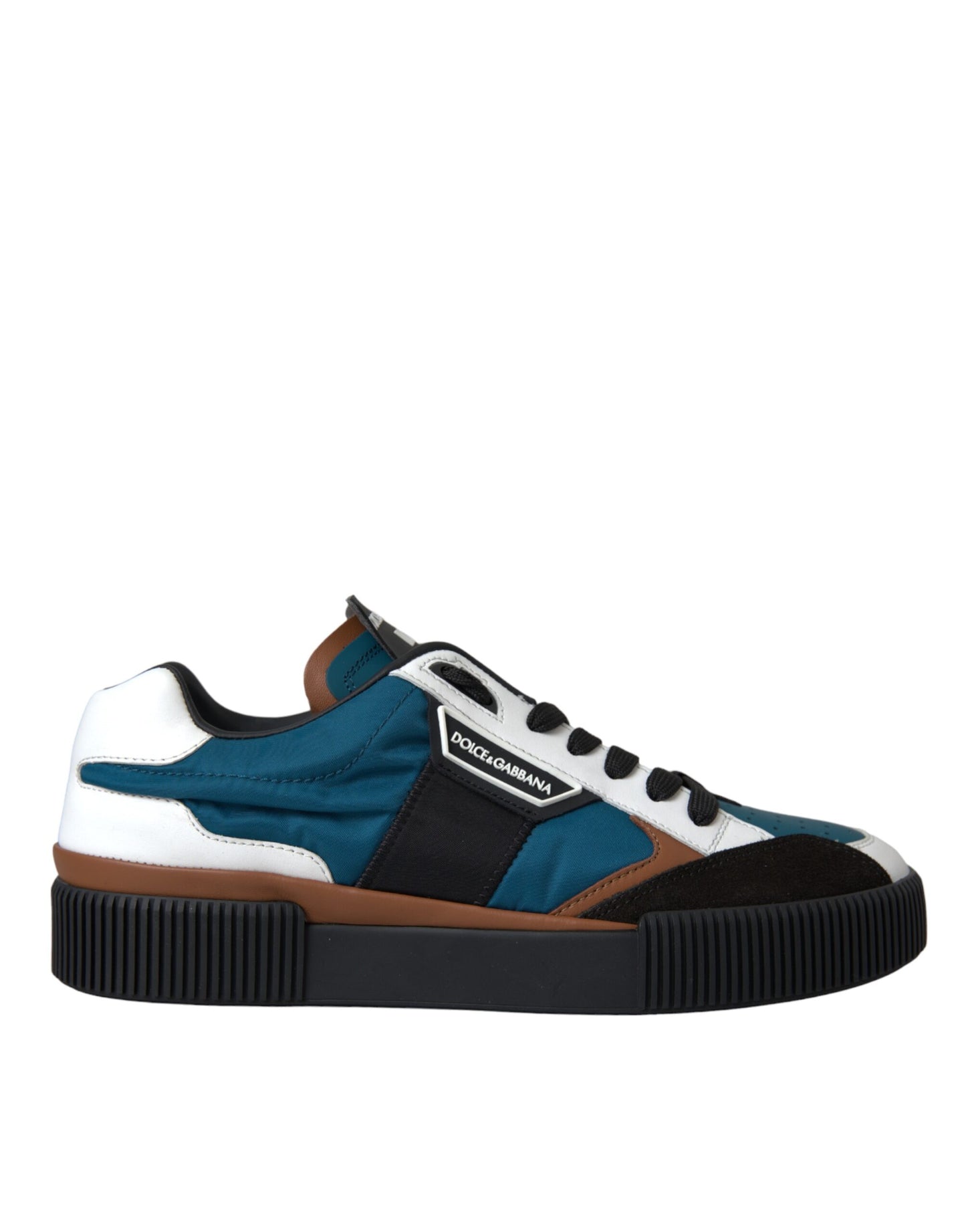 Dolce & Gabbana Multicolor MIAMI Leather Low Top Sneakers Shoes Dolce & Gabbana