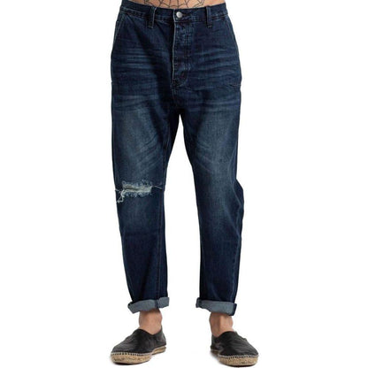 One Teaspoon Blue Cotton Men's Jeans One Teaspoon