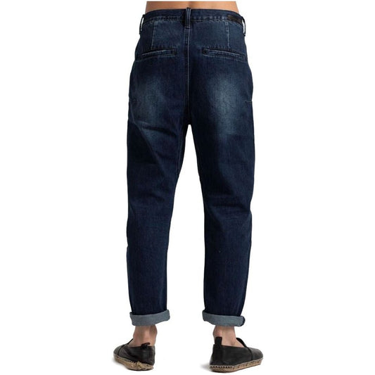 One Teaspoon Blue Cotton Men Jeans One Teaspoon