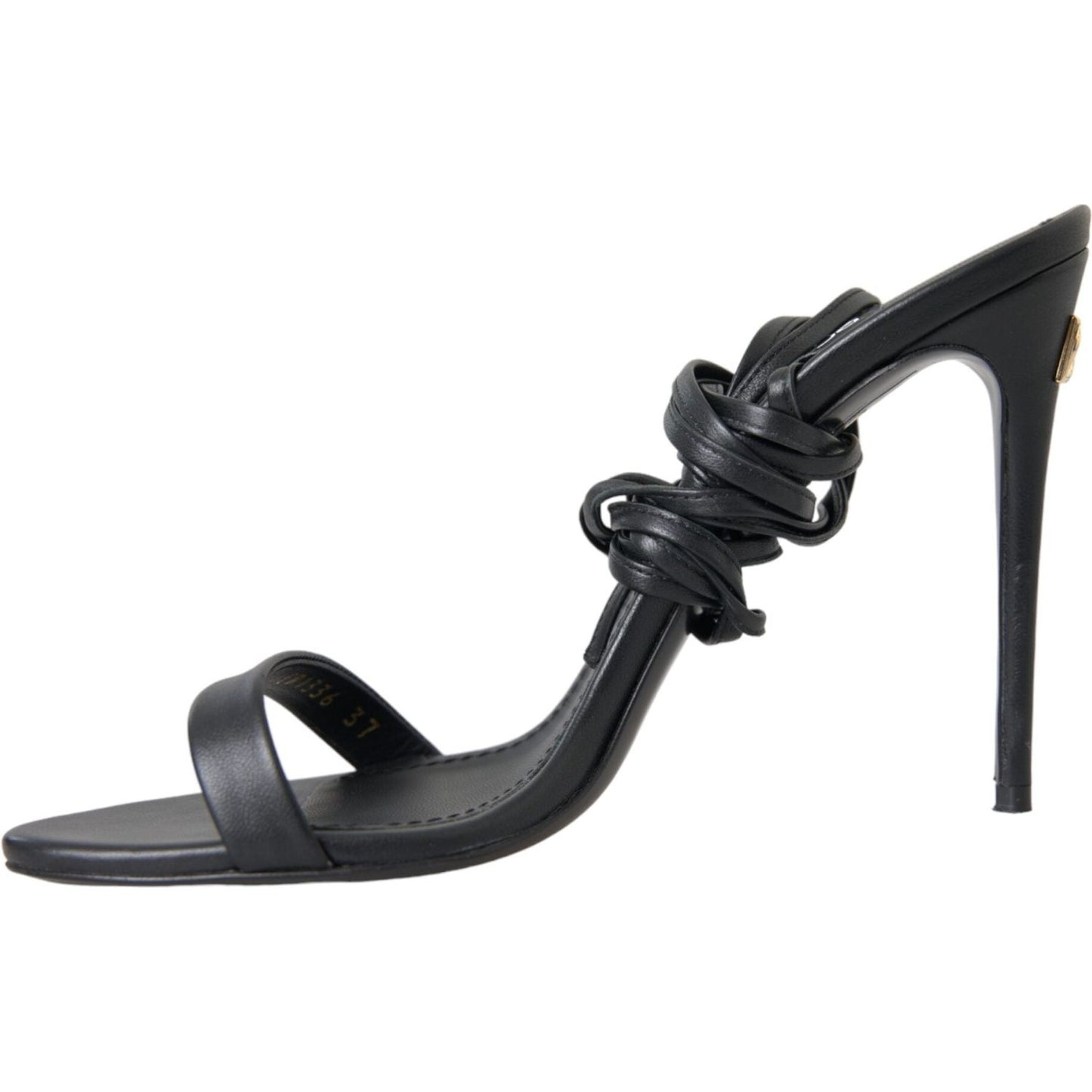 Dolce & Gabbana Black Suede Strap Sandals Stilettos Shoes Dolce & Gabbana