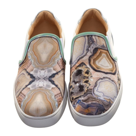 Christian Louboutin Sailor Boat Orlato Flat Star Agate Print Slip On Sneakers Christian Louboutin