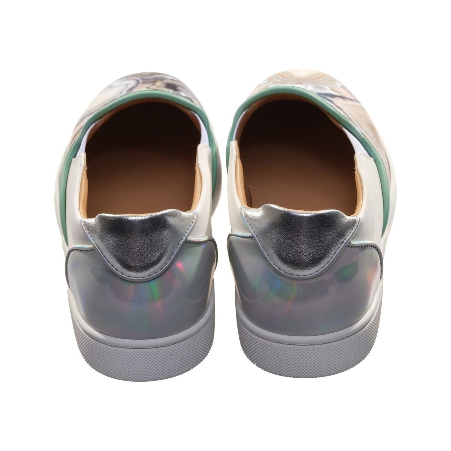 Christian Louboutin Sailor Boat Orlato Flat Star Agate Print Slip On Sneakers Christian Louboutin