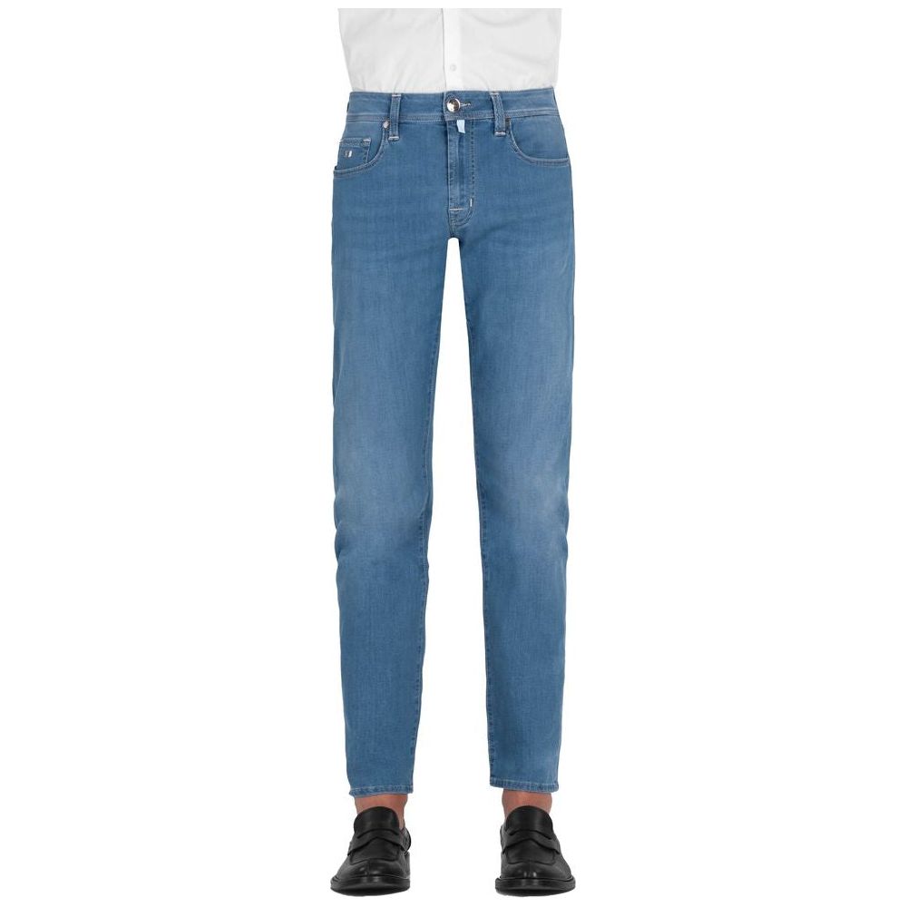 Tramarossa Light Blue Cotton Jeans & Pant Tramarossa