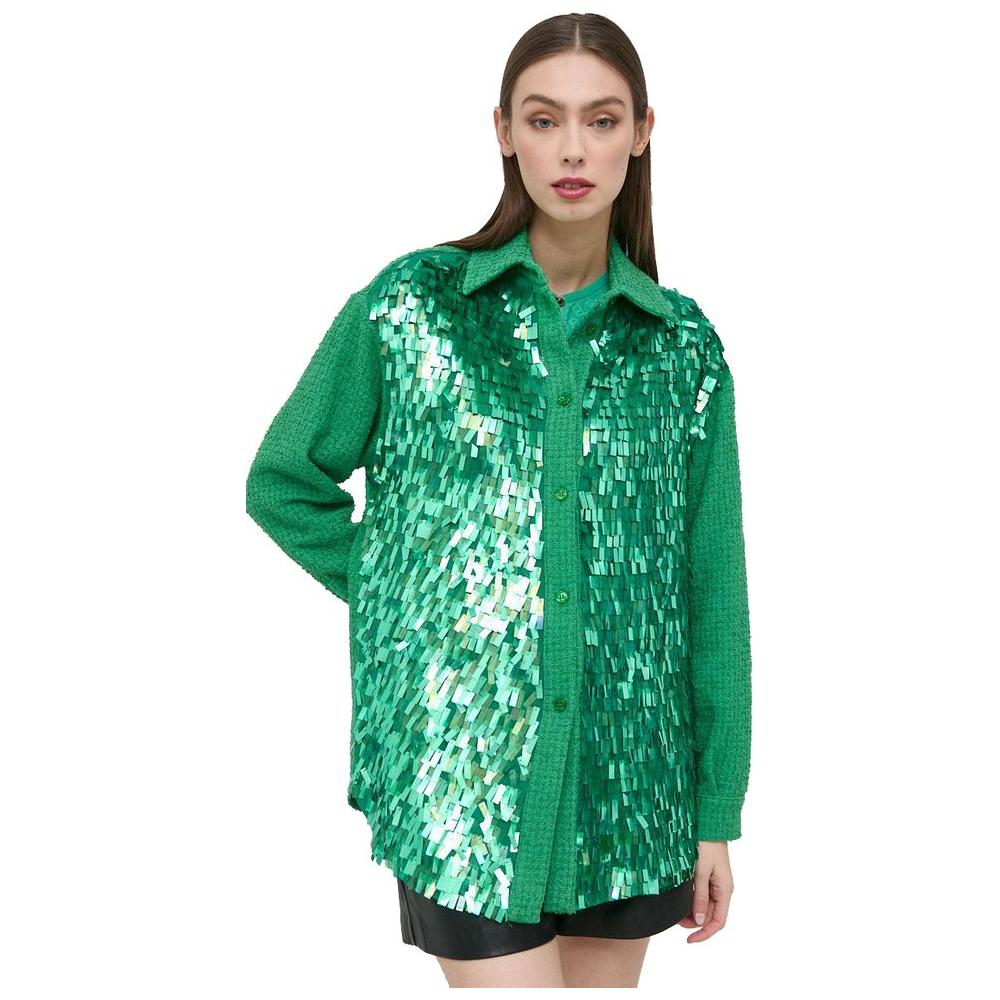 PINKO Green Cotton Shirt PINKO