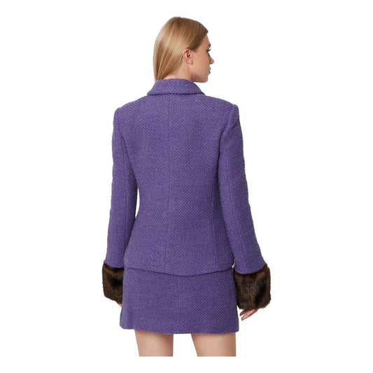 PINKO Purple Cotton Suits & Blazer PINKO