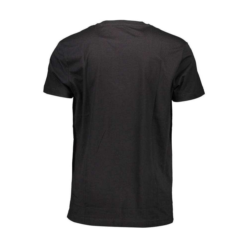 Diesel Sleek Black Crew Neck Logo Tee Diesel