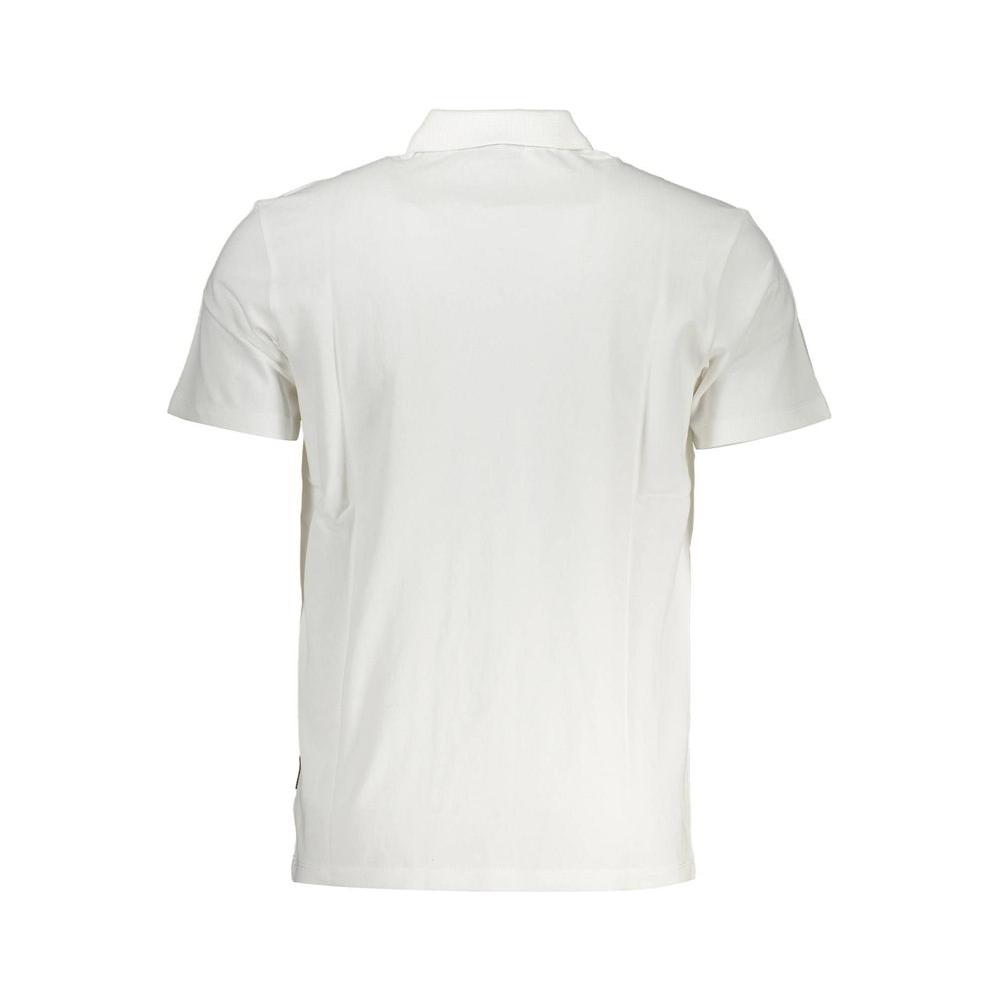 Napapijri Elegant White Short-Sleeved Polo Napapijri