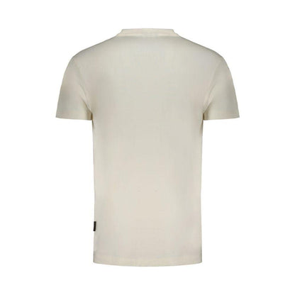 Napapijri White Cotton T-Shirt Napapijri