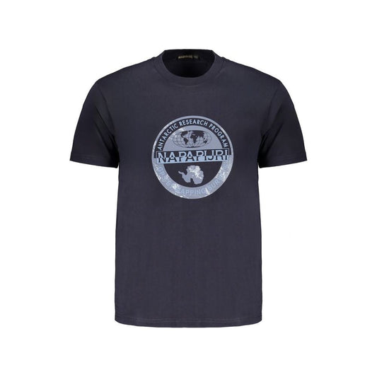 Napapijri Blue Cotton T-Shirt