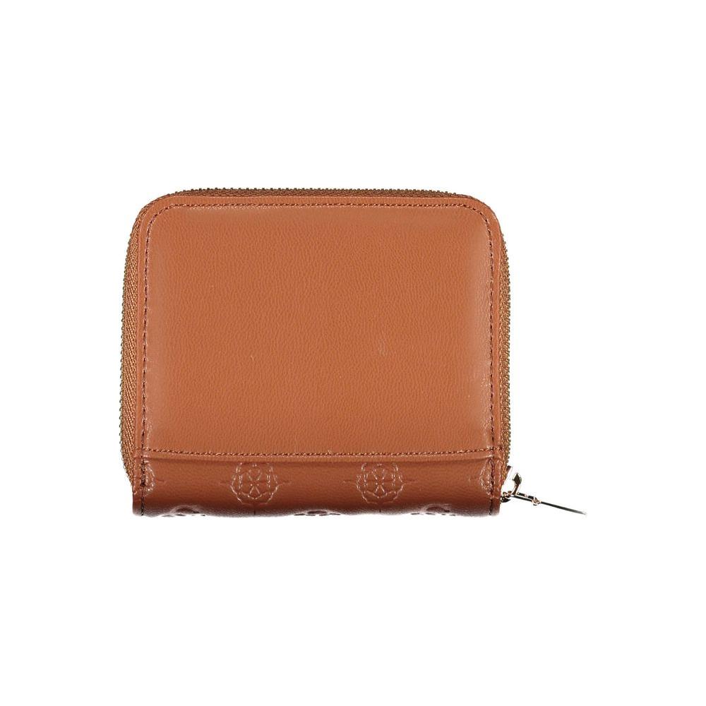 Guess Jeans Chic Brown Contrasting Detail Wallet Guess Jeans