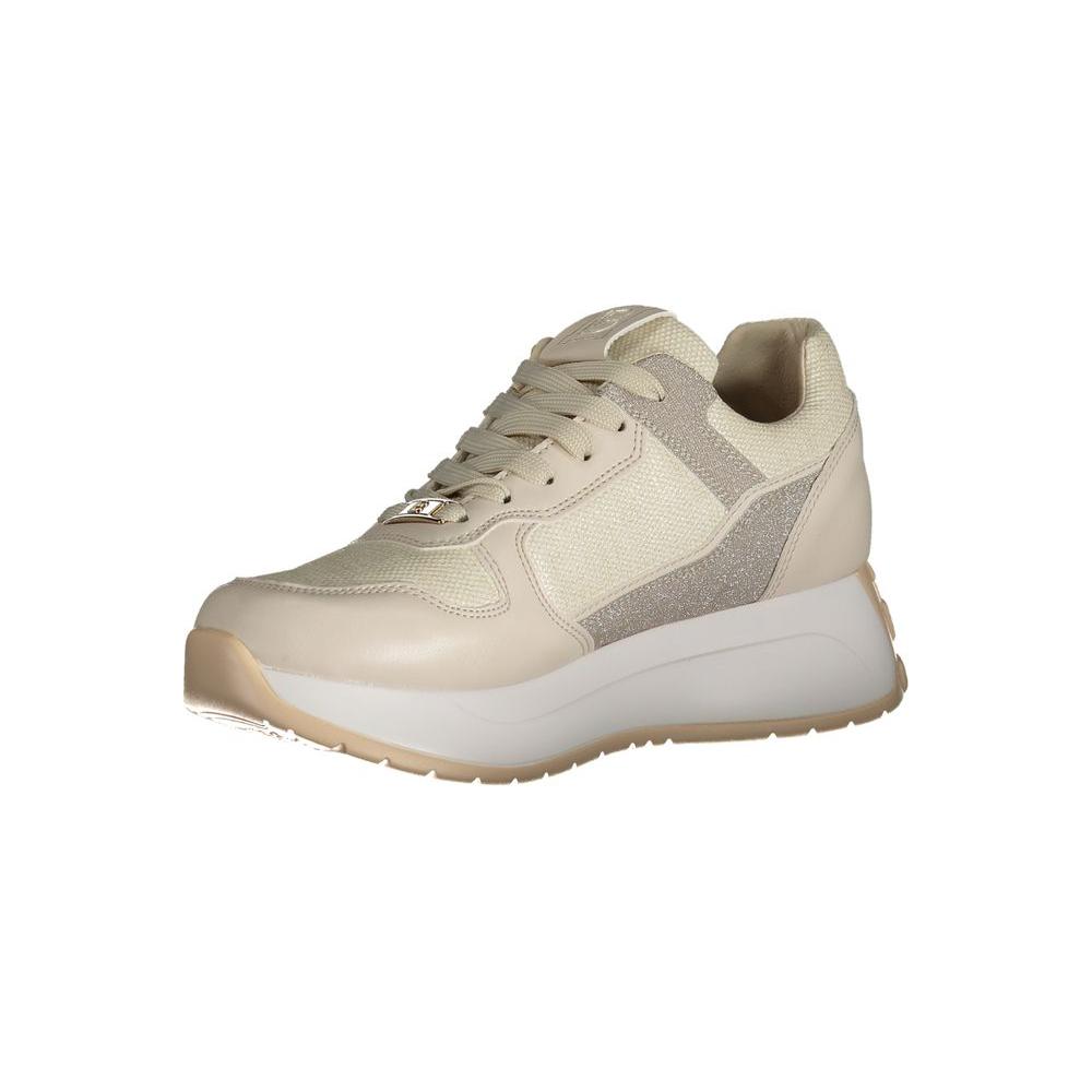 Laura Biagiotti Beige Polyester Sneaker Laura Biagiotti