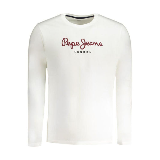 Pepe Jeans White Cotton T-Shirt Pepe Jeans