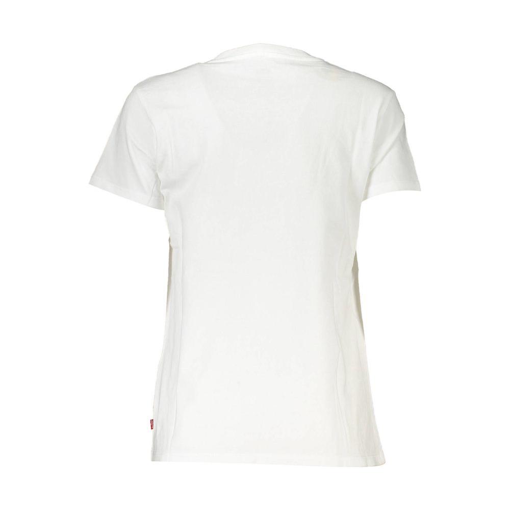 Levi's White Cotton Tops & T-Shirt