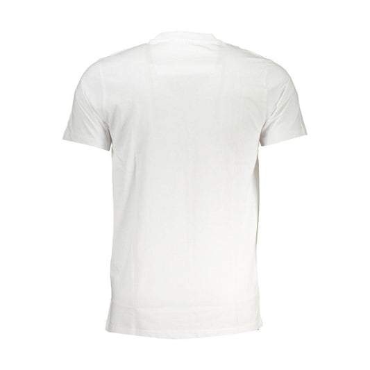 Cavalli Class White Cotton T-Shirt Cavalli Class