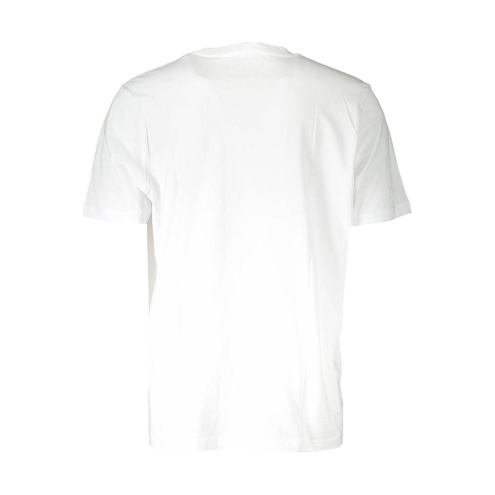 Diesel Crisp White Round Neck Logo Tee Diesel