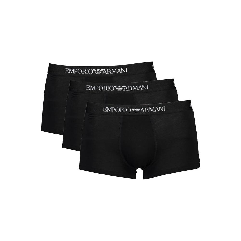 Emporio Armani Sleek Trio Pack Men's Designer Trunks Emporio Armani