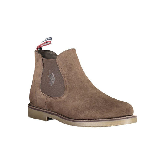 U.S. POLO ASSN. Elegant Ankle Boots with Logo Detailing U.S. POLO ASSN.