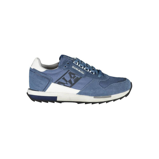 Napapijri Sleek Blue Lace-Up Sport Sneakers Napapijri