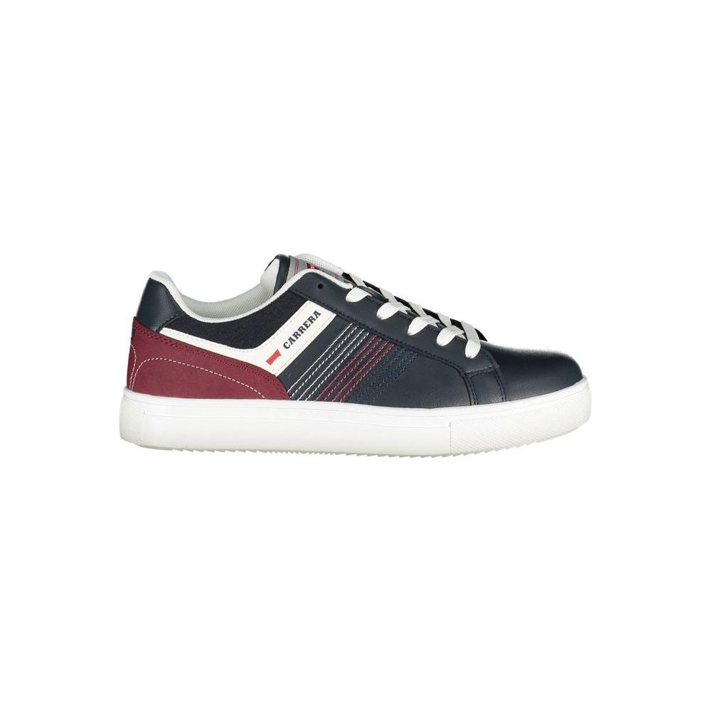 Sleek Blue Carrera Sneakers with Contrasting Accents Carrera