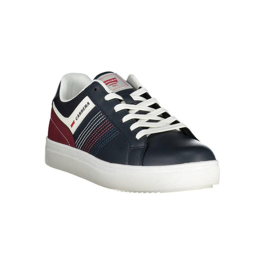 Sleek Blue Carrera Sneakers with Contrasting Accents Carrera