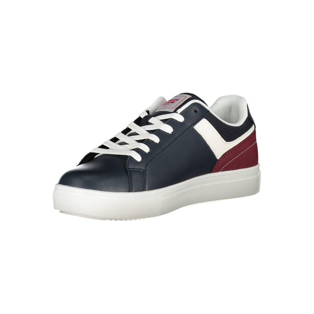 Sleek Blue Carrera Sneakers with Contrasting Accents Carrera