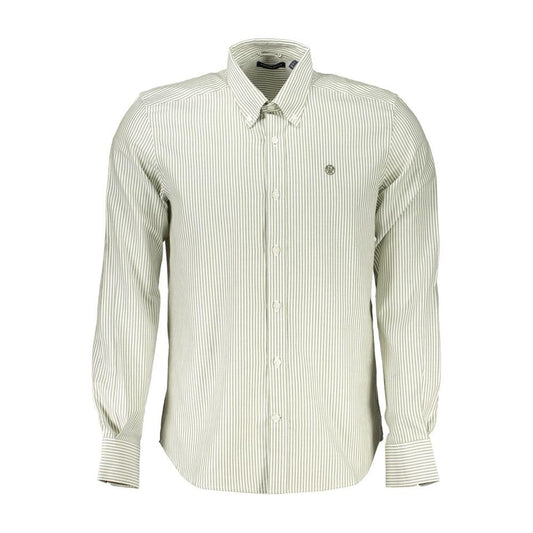 North Sails Eco-Friendly Striped Long Sleeve Button-Down Shirt North Sails