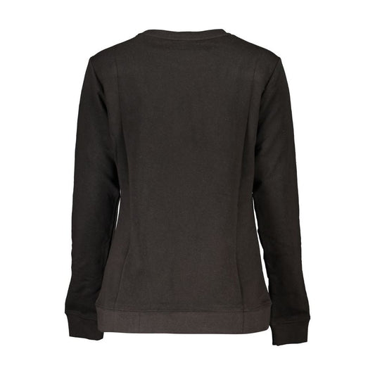 Cavalli Class Black Cotton Sweater Cavalli Class