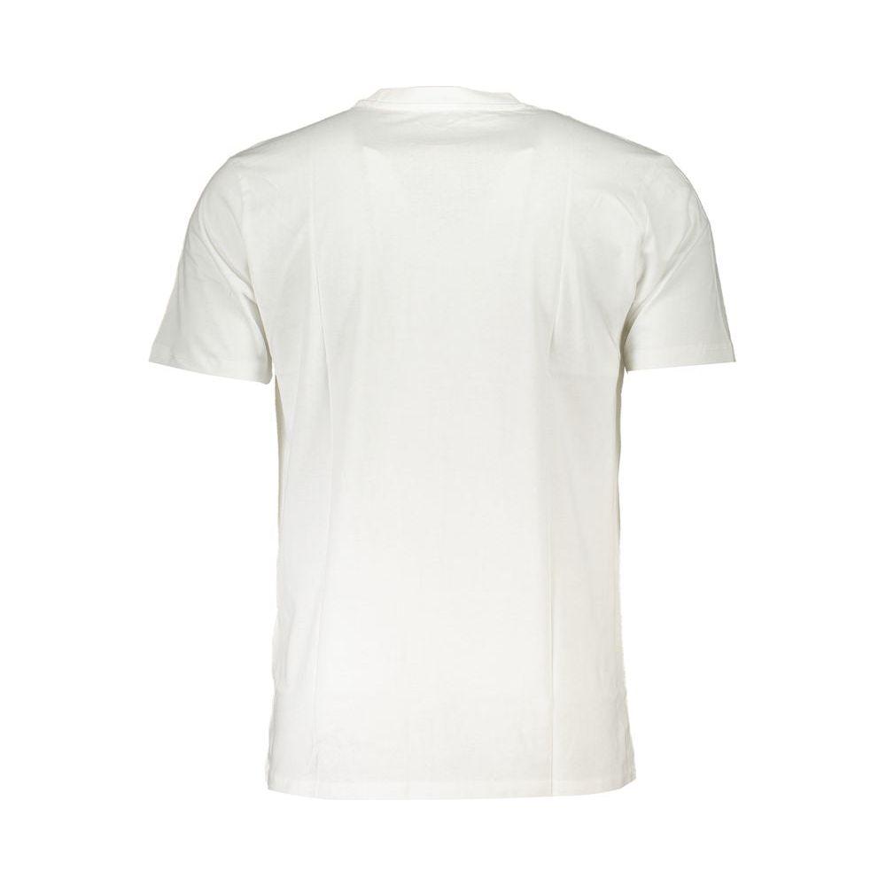 Cavalli Class White Cotton T-Shirt