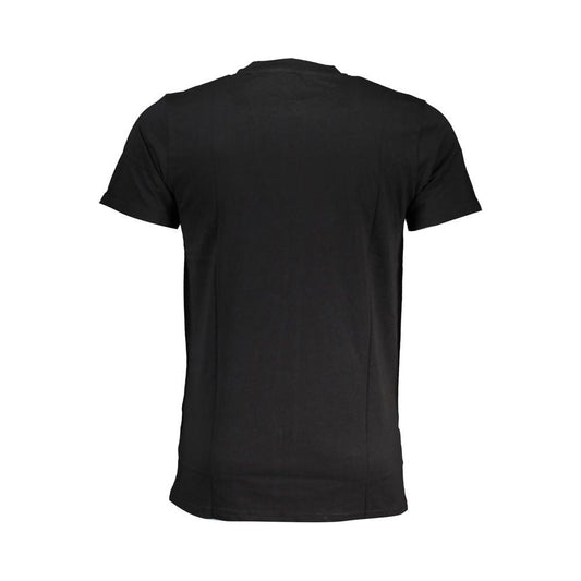 Cavalli Class Black Cotton T-Shirt Cavalli Class