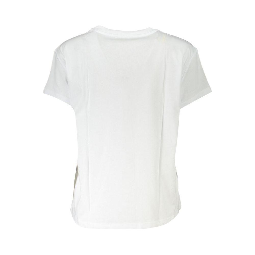 Patrizia Pepe White Cotton Tops & T-Shirt Patrizia Pepe