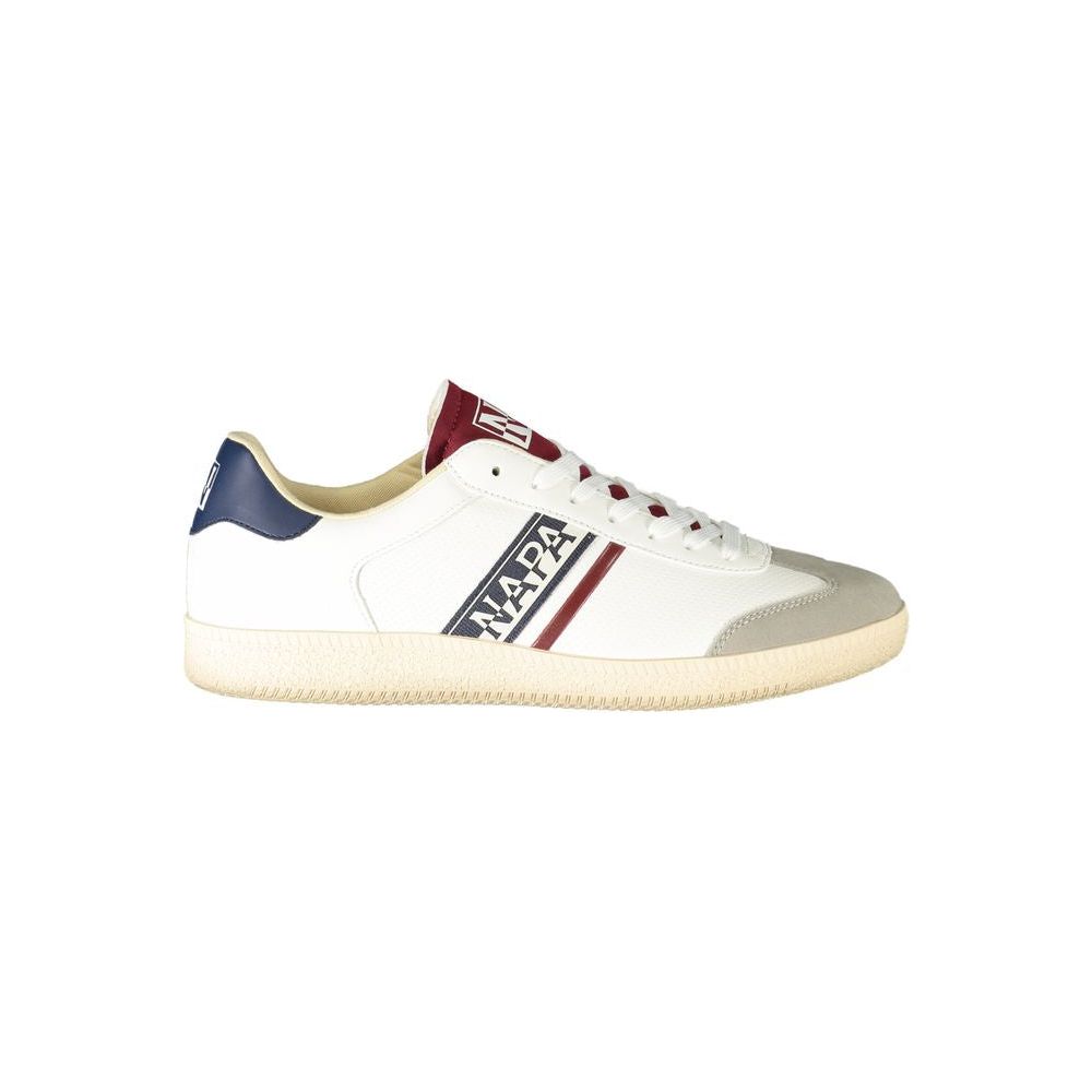 Napapijri White Polyester Sneaker Napapijri