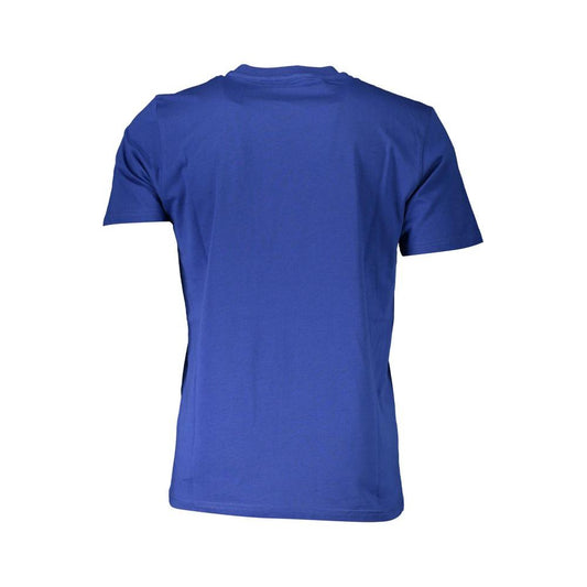 North Sails Blue Cotton Men T-Shirt North Sails