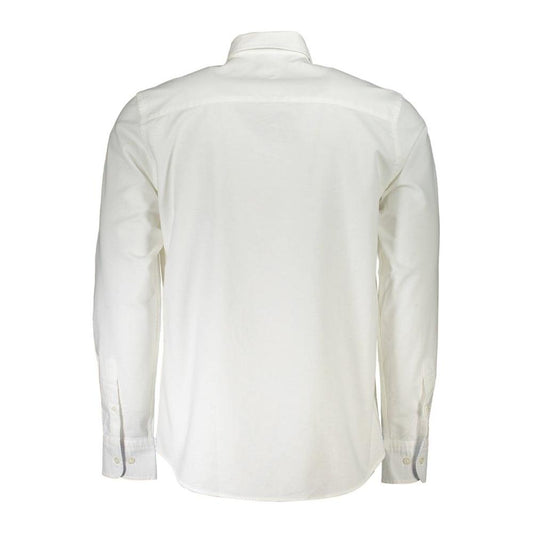 North Sails Elegant White Cotton Button-Down Shirt North Sails