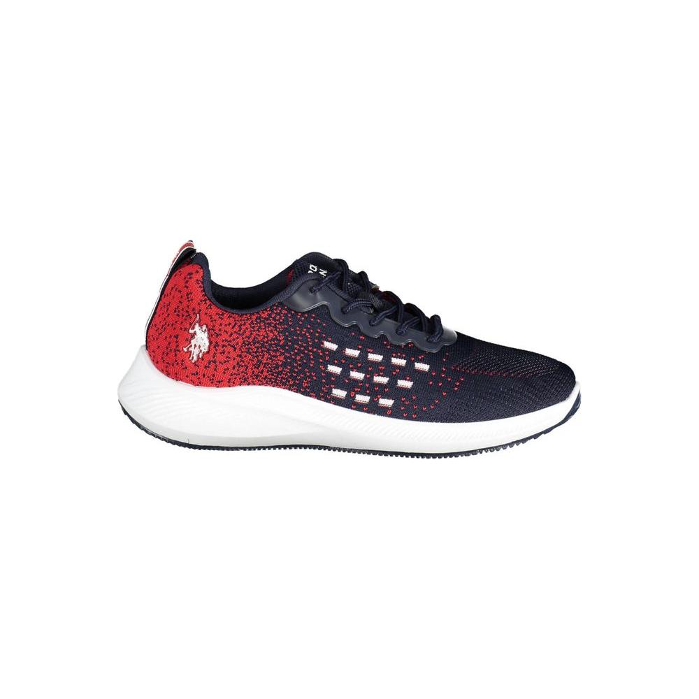 U.S. POLO ASSN. Sleek Blue Sneakers with Contrasting Accents U.S. POLO ASSN.