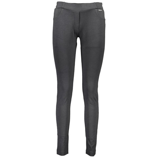 U.S. POLO ASSN. Sleek Black Elastic Waist Leggings U.S. POLO ASSN.