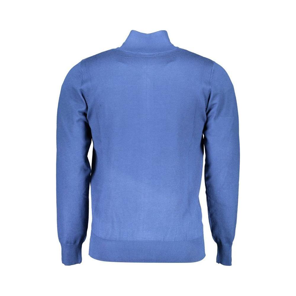 U.S. Grand Polo Blue Nylon Sweater