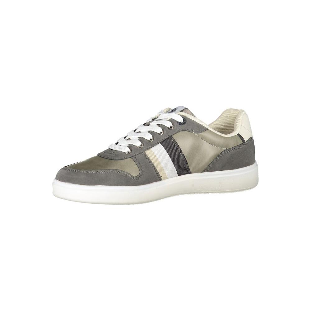 U.S. POLO ASSN. Sleek Gray Lace-Up Sports Sneakers U.S. POLO ASSN.