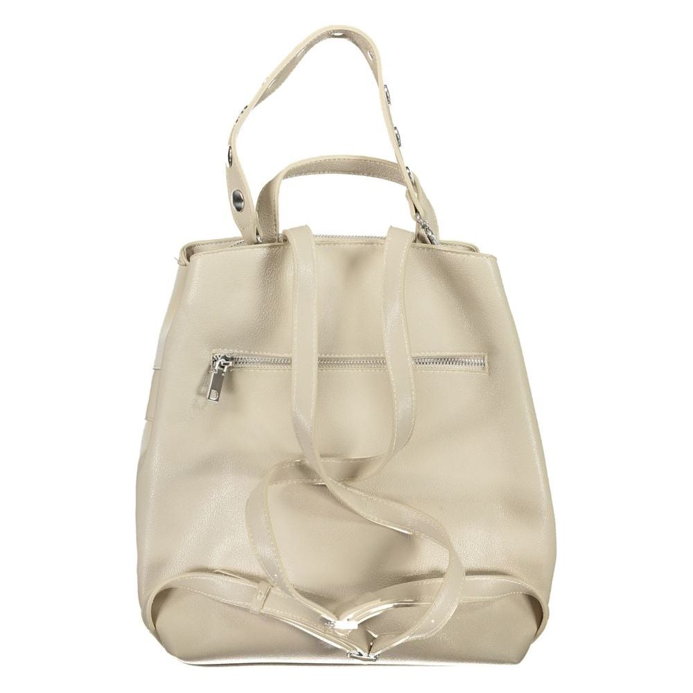 Desigual Beige Polyethylene Backpack Desigual